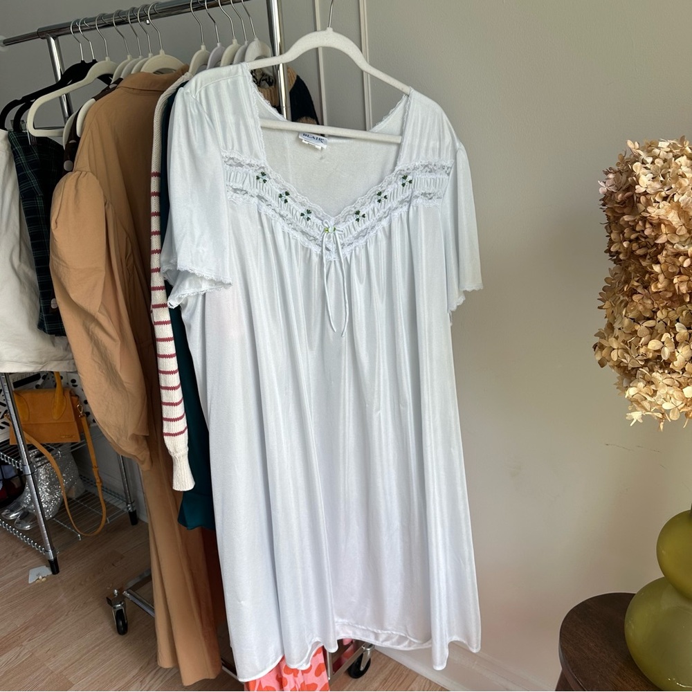 light blue nightie